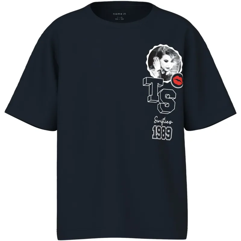 Begränsat erbjudande Name It Black Feyre Celebrity Icons Regular T-Shirt