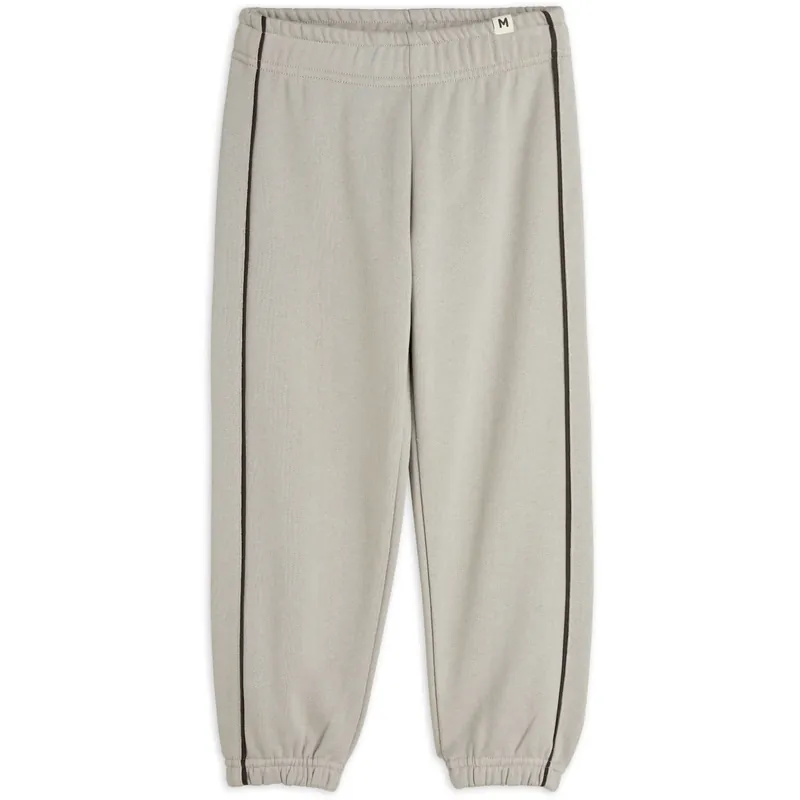 Mini Rodini Grey Plain Piping Sweatpants Nyhet