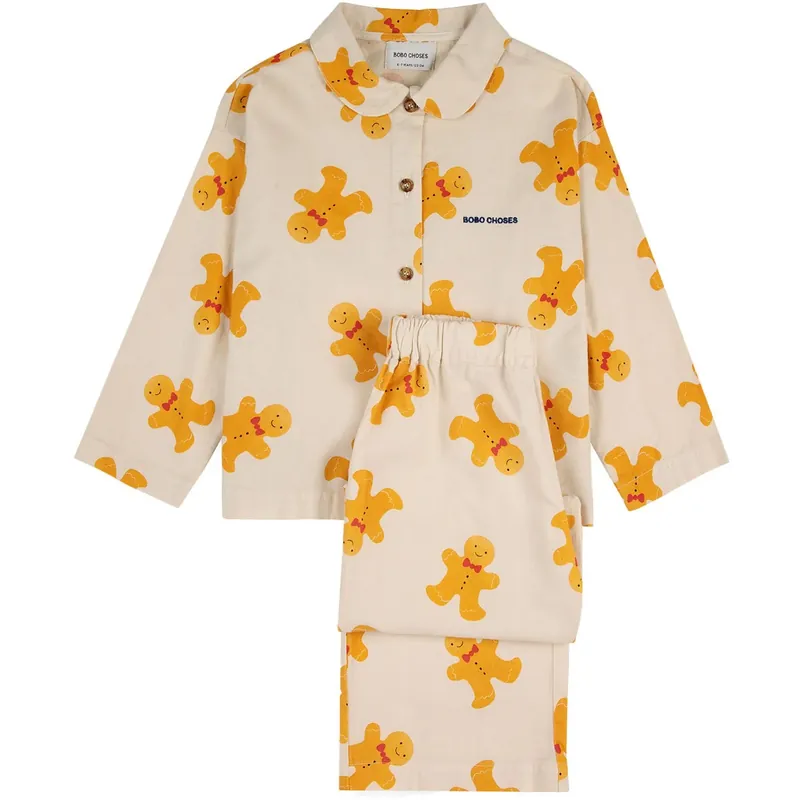 Kundfavorit Bobo Choses Offwhite Gingerbread All Över Lounge Set