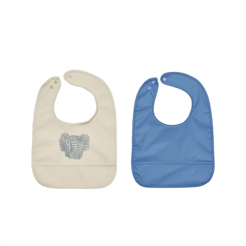 OYOY Erik Elephant Haklapp 2-Pack Rea