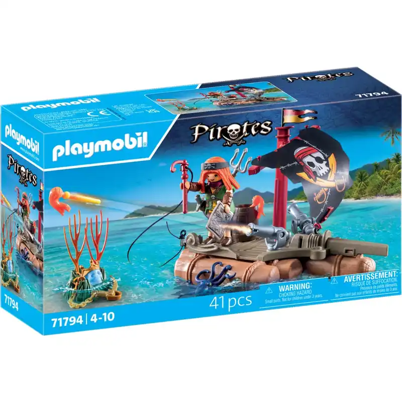 Extra rabatt Playmobil® Pirate Raft With Treasure