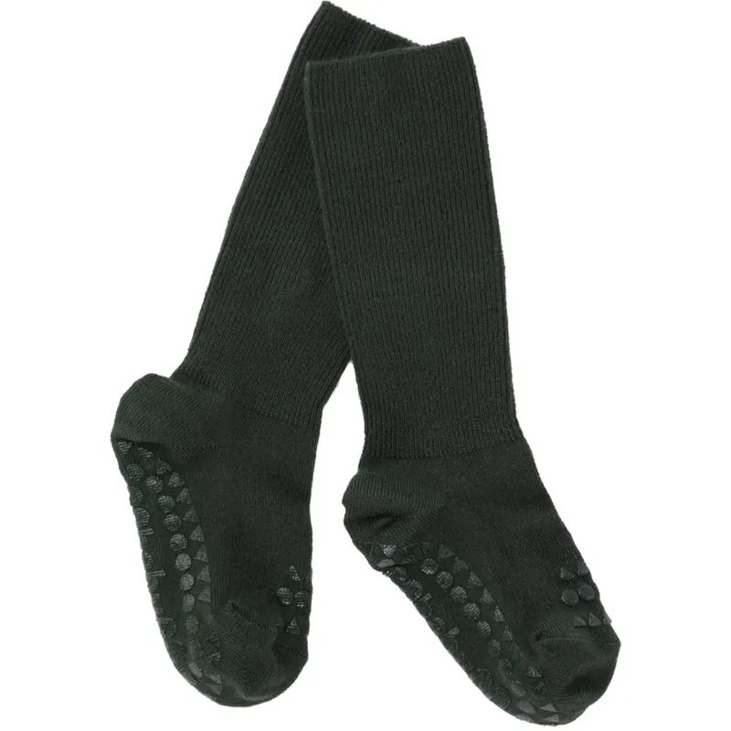 Nyhet Gobabygo Forest Green Non-Slip Strumpor Bambu