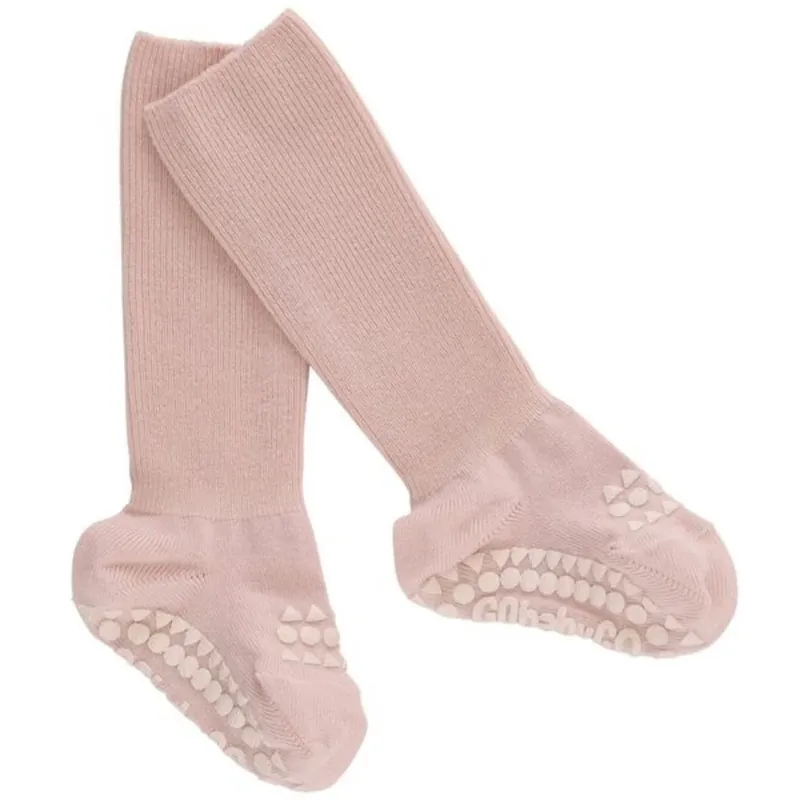 Gobabygo Soft Pink Non-Slip Strumpor Bambu Kampanjpris