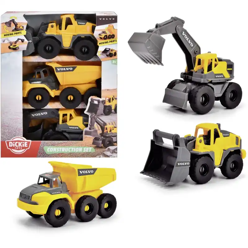 Kampanjpris Dickie Toys Anlægsmaskiner Set