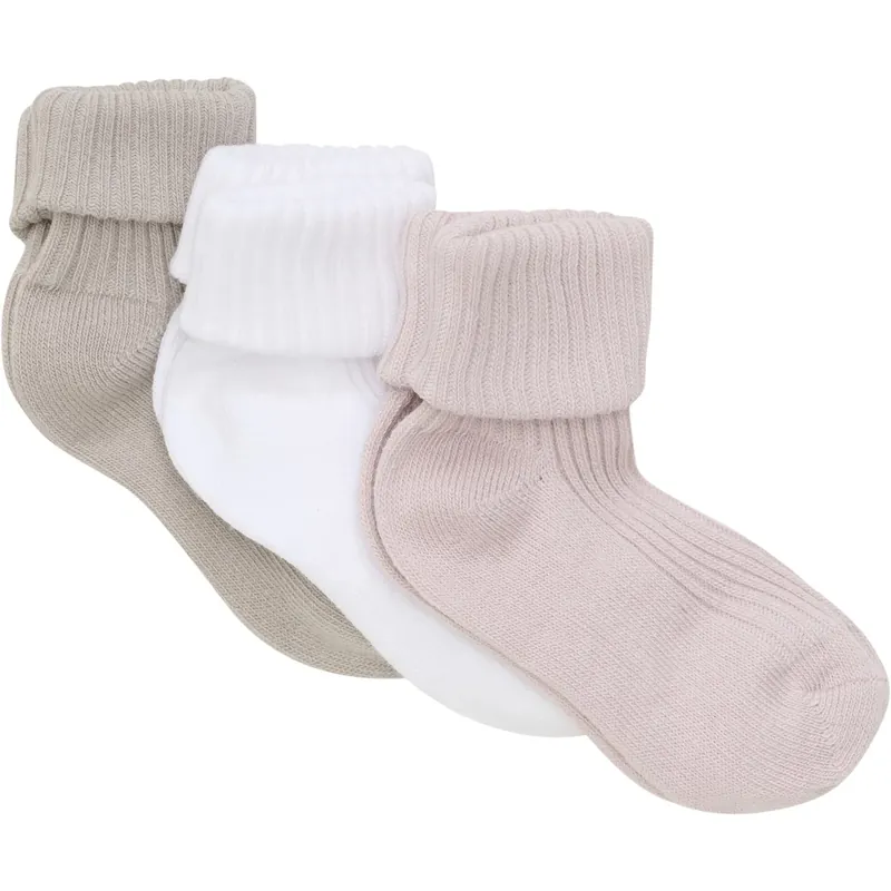 Sänkt pris Minymo Shell Baby Strumpo Rib 3-Pack
