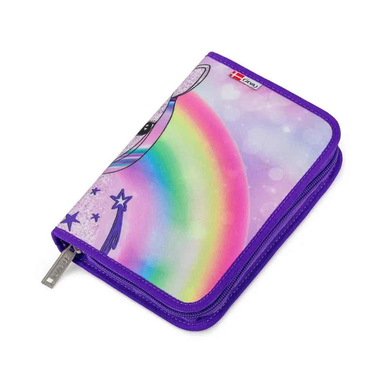 JEVA Unicorn Pennfodral Med Fyld Onezip 8869 I lager