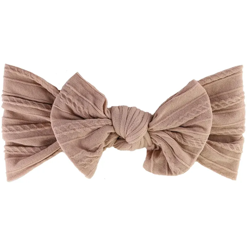 Bow‘s by Stær Elly Hårband - Mörkbeige Premium