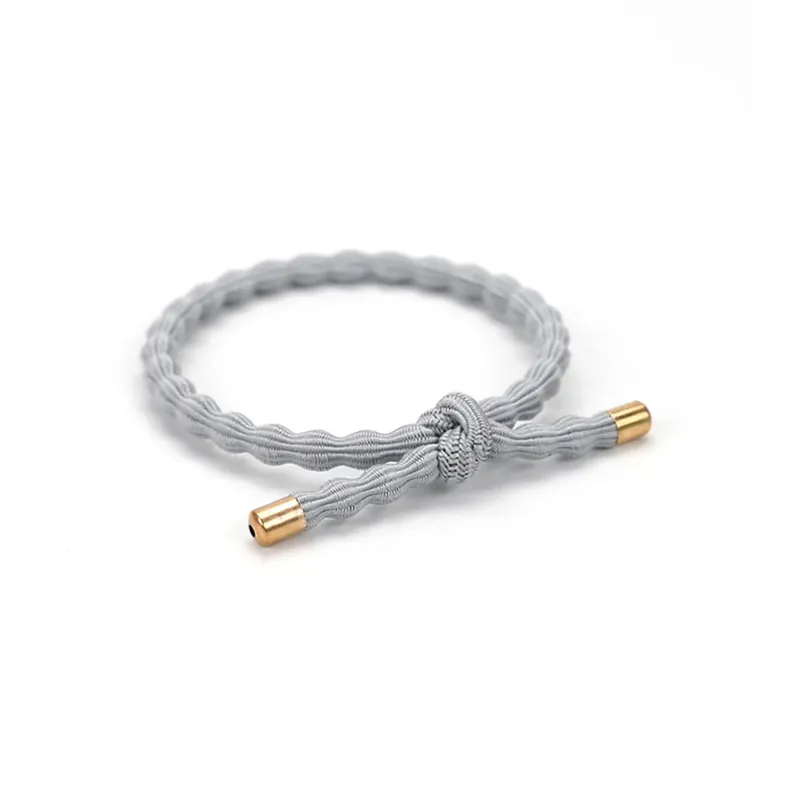 Bow‘s By Stær Petra Hair Elastic - Ljusgrå 6-pack Extra rabatt