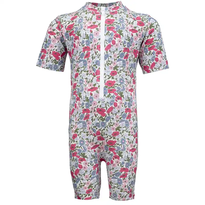 Nyhet Petit Crabe Poppy & Daisy P Natsu Sunsuit S/S - Made Med Liberty© Tyg
