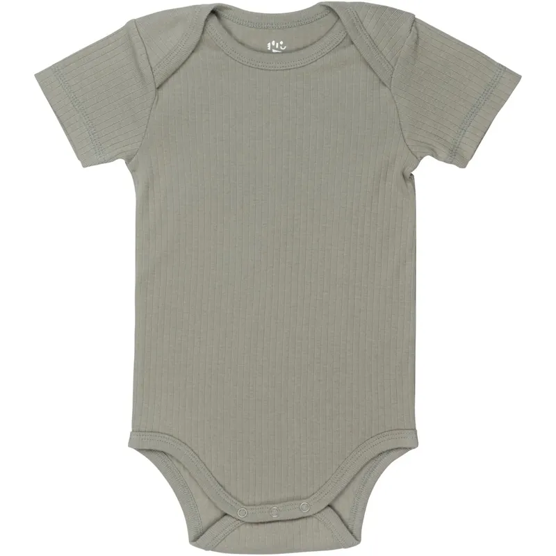 Outlet COPENHAGEN COLORS Lt. Grey Rib Jersey Kort Sleeve Body