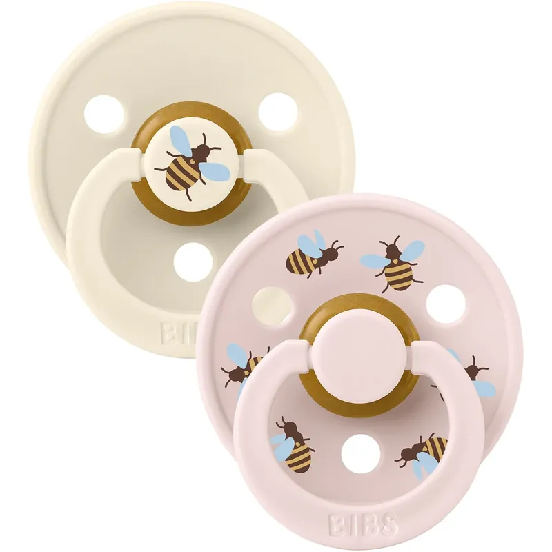 Snabb leverans Bibs Ivory Mix Napp Studio Colour Bumblebee Latex 2-Pack