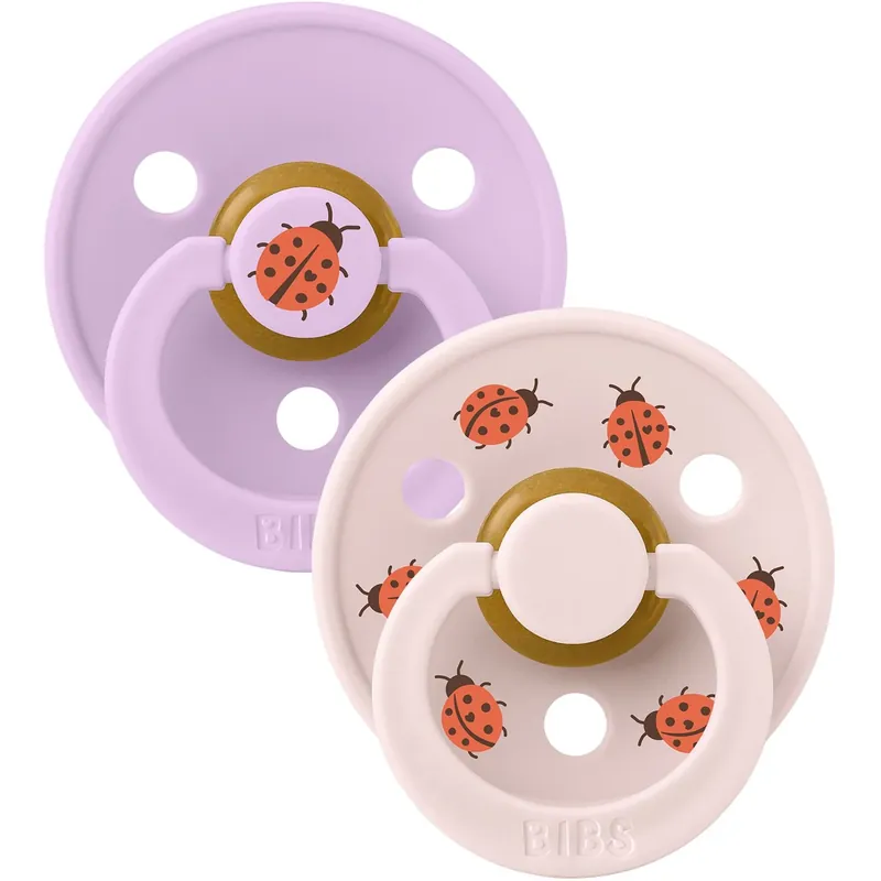 Kampanj Bibs Sky Mix Napp Studio Colour Ladybug Latex 2-Pack