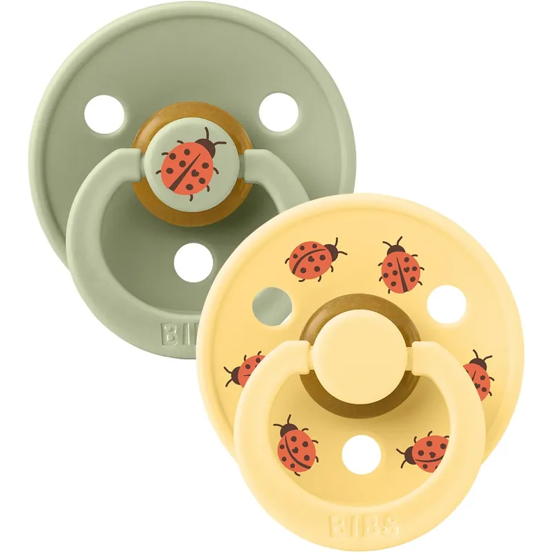 Populärt val Bibs Sage Mix Napp Studio Colour Ladybug Latex 2-Pack
