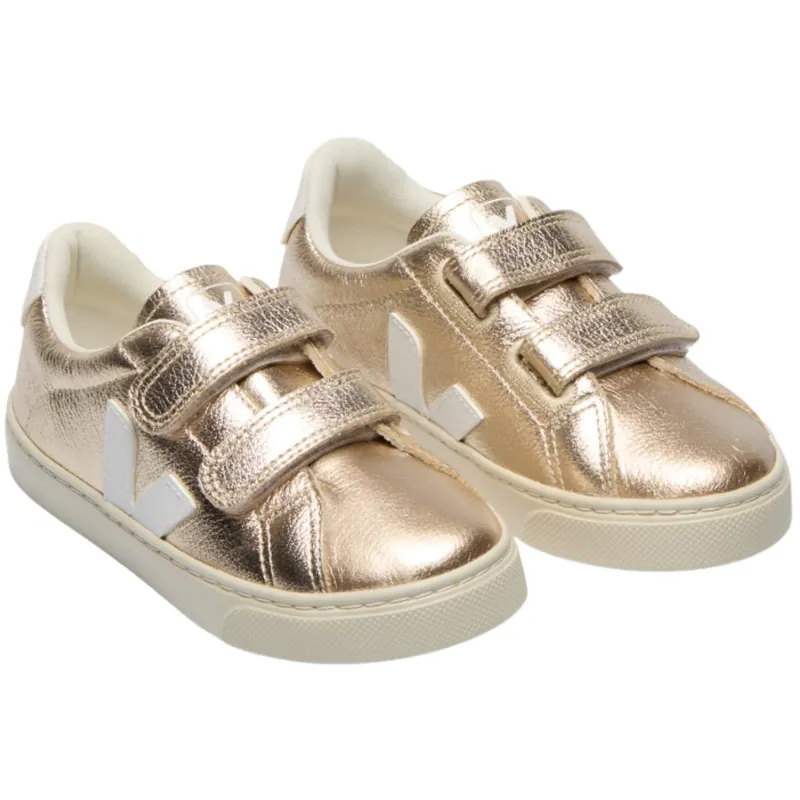 Populärt val Veja Platine White Small Esplar Sneakers