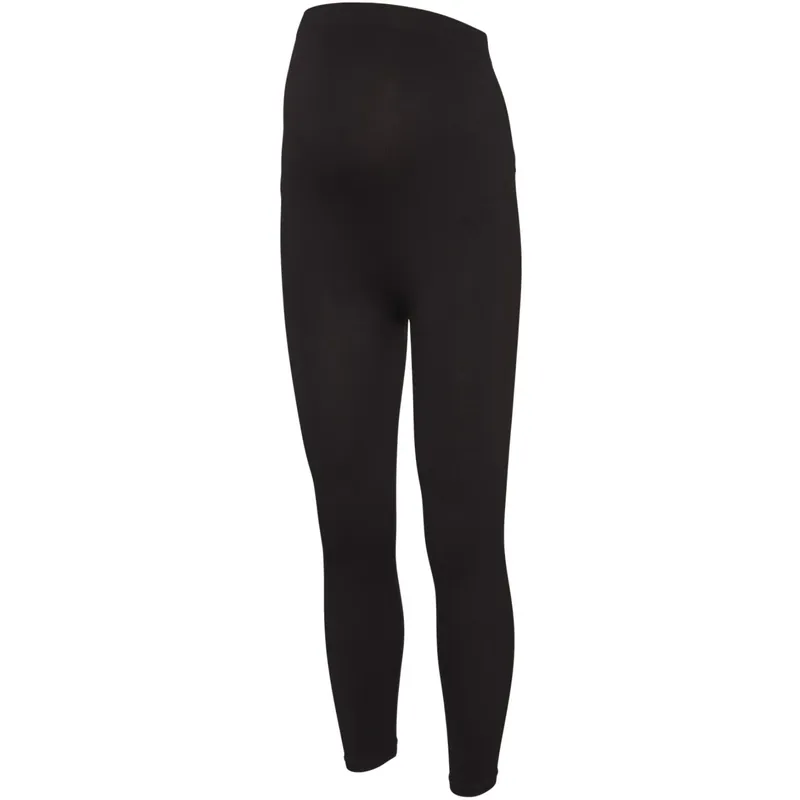 Köp online Vero Moda Maternity Black Vmmisa Hw Seamless Rib Leggings Noos