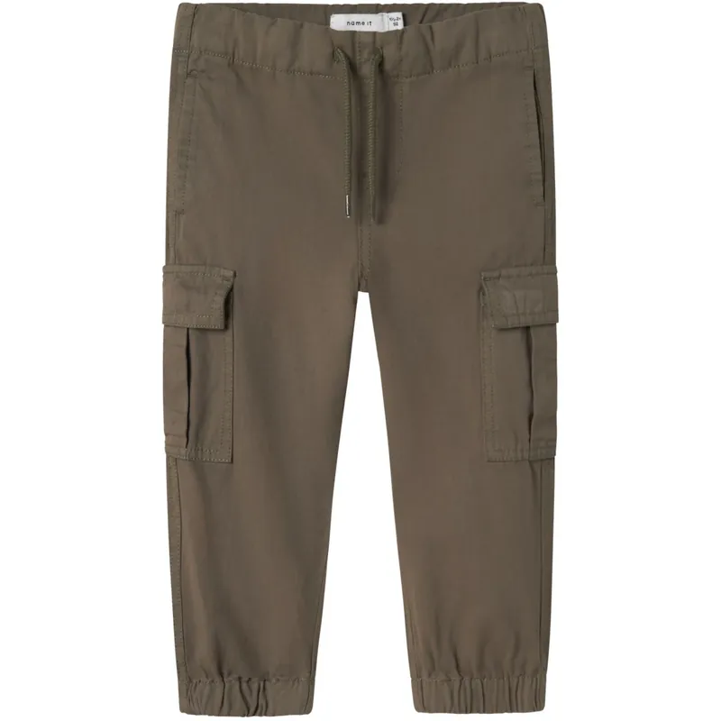 Name It Dusty Olive Nmmryan Twill Cargo Byxor R 5553-Va Tb Rabatt
