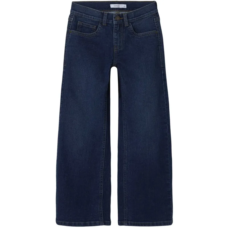 Name It Dark Blue Denim Nkfrose Wide Jeans 8808-Dt Tb Begränsad tid