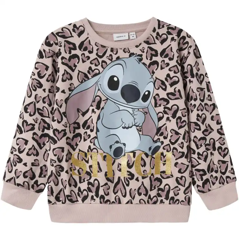 Nedsatt pris Name It Burnished Lilac Nmfjanni Stitch Nreg Sweat Unb Wdi