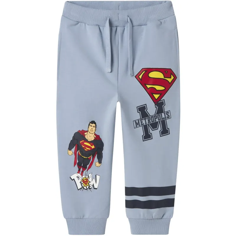 Rea Name It Dusty Blue Nmmjasp Superman Nreg Swe Byxor Unb Wab