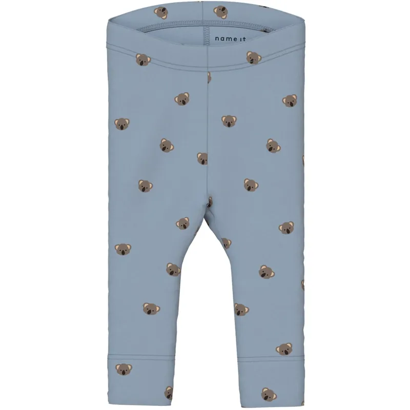 Name It Dusty Blue Nbmlialo Slim Leggings Säker betalning
