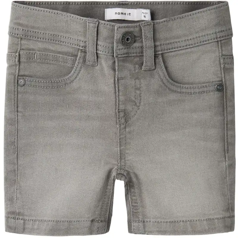 Name It Light Grey Denim Nmmsilas Slim L Dnm Shorts 3339-Is Tb Trygg betalning