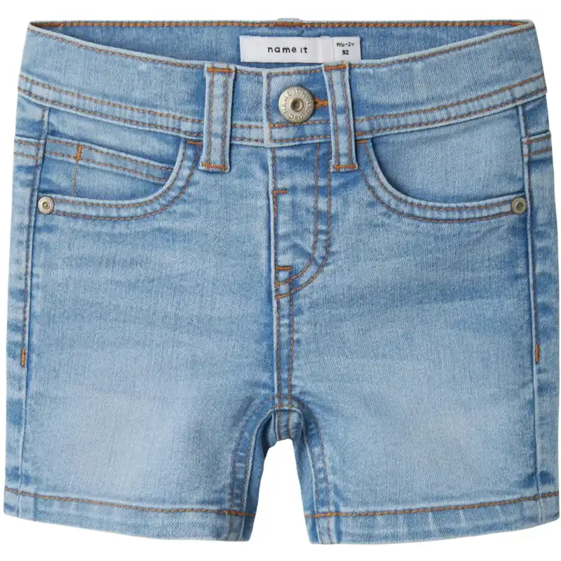 Rabatter Name It Light Blue Denim Nmmsilas Slim L Dnm Shorts 3339-Is Tb