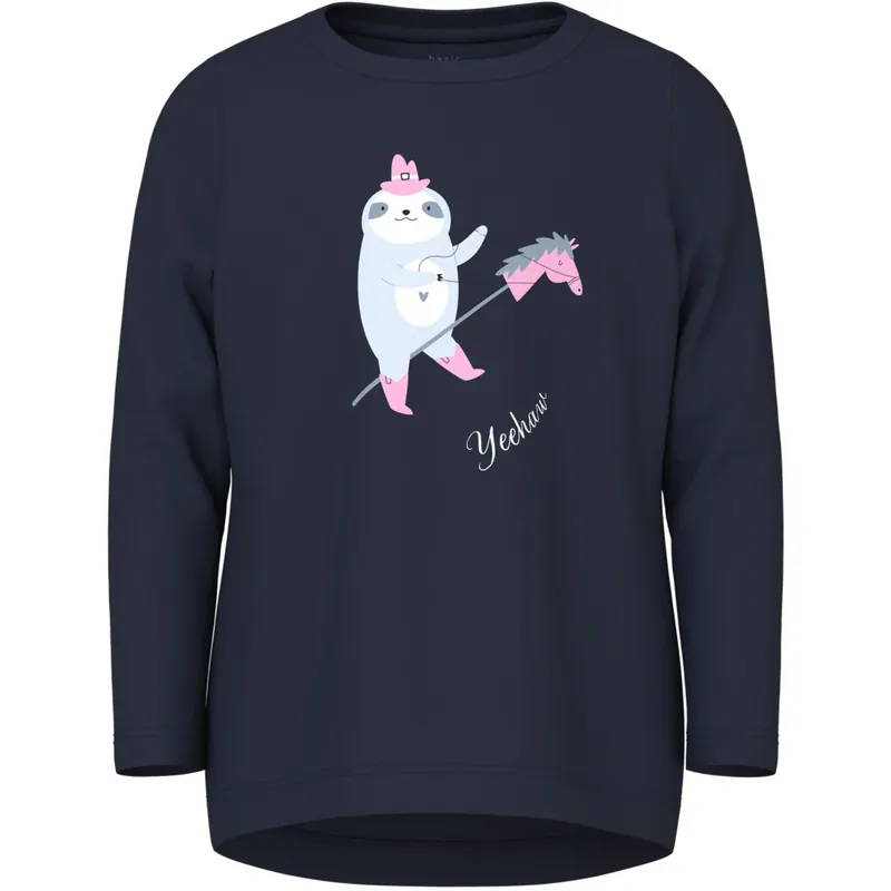 Populärt val Name It Navy Blazer Yeehaw Nmfvix Ls Topp