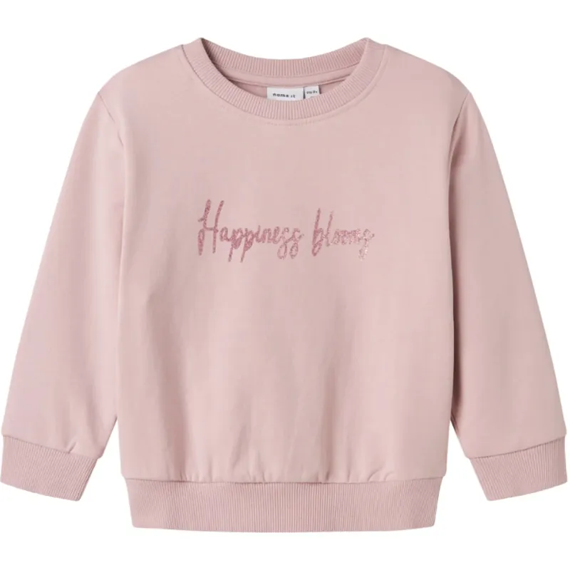 Säker betalning Name It Burnished Lilac Nmflaise Nreg Sweat Bru