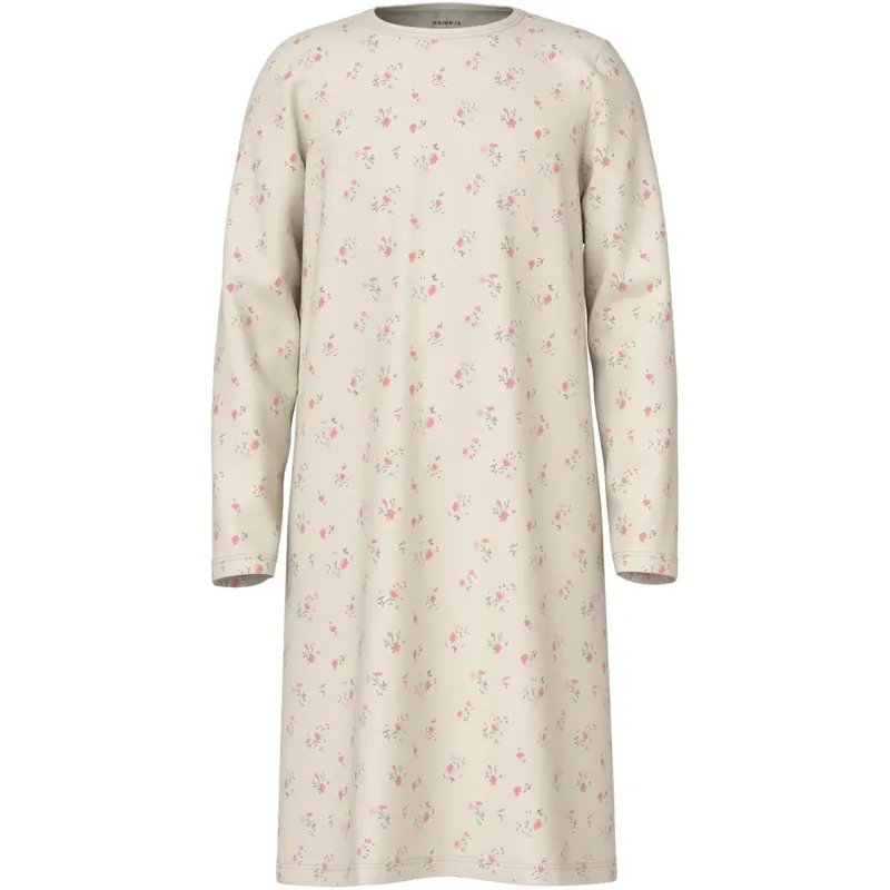 Rabatter Name It Turtledove Nkfnightgown Flower Noos