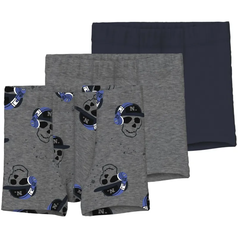 Name It Dark Grey Melange Nmmtights 3P Dark Grey Mel Skull Noos Lägg i varukorgen