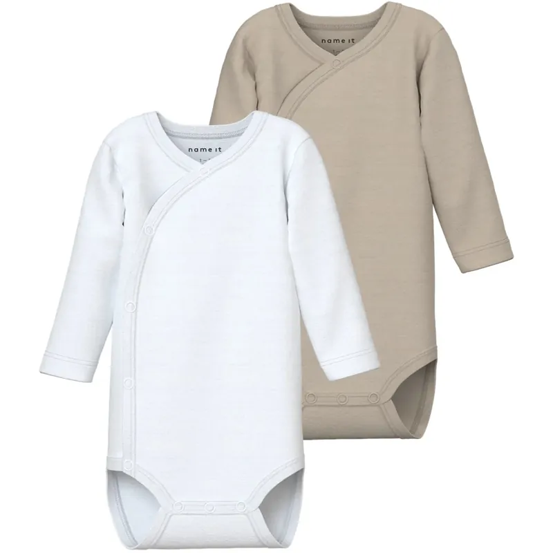 Populär Name It Pure Cashmere Nbnbody 2P Ls Omlott Solid Noos