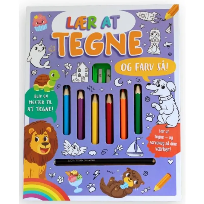 Rabatt Forlaget Bolden Lær At Tegne - Og Farv Så!
