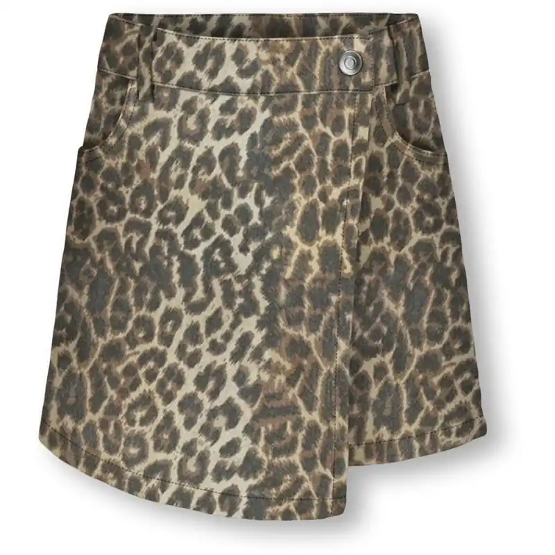 kids ONLY Toasted Coconut Leo Washed Kognaomi Washed Aop Skorts Cs Pnt Erbjudande