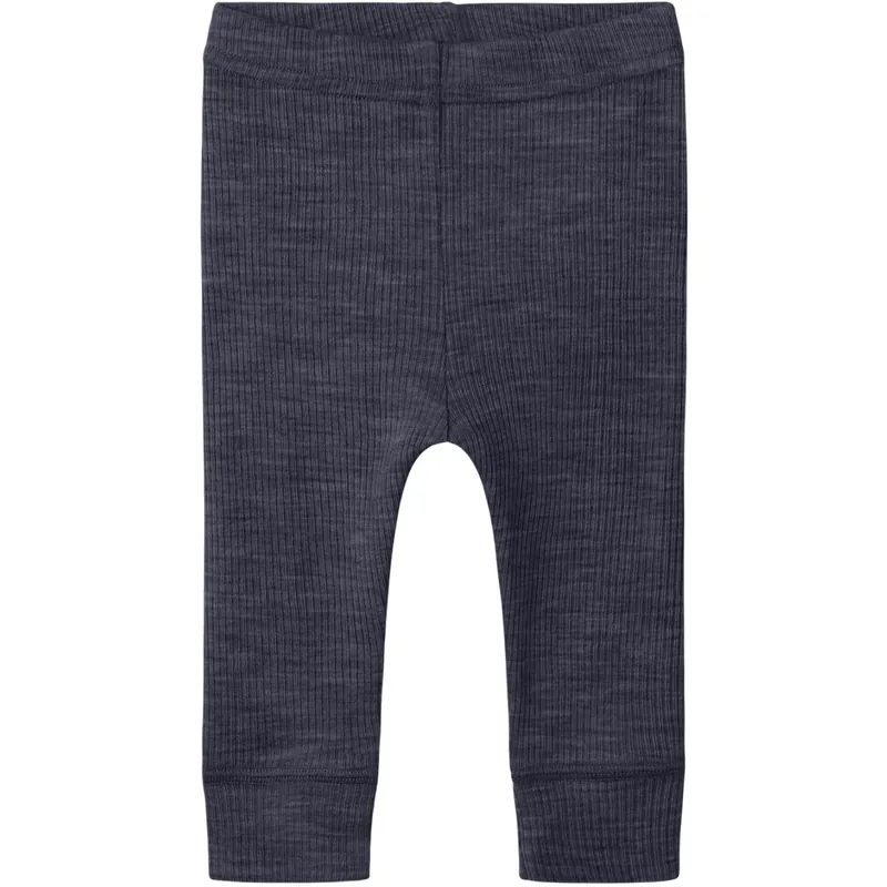 Name It Ombre Blue Nbnwax Ull Rib Leggings Noos Erbjudandepris