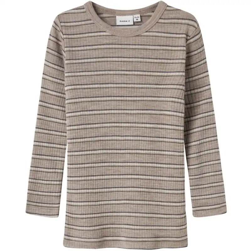 Name It Satellite Stripes Nmmwomi Wo/Mo Ls Topp Billigare