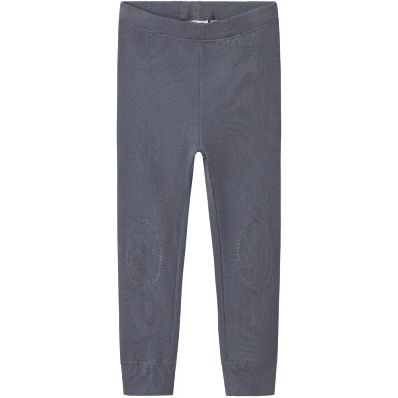 Erbjudande Name It Folkstone Gray Nmmwossa Wo/Si Rib Long Johns