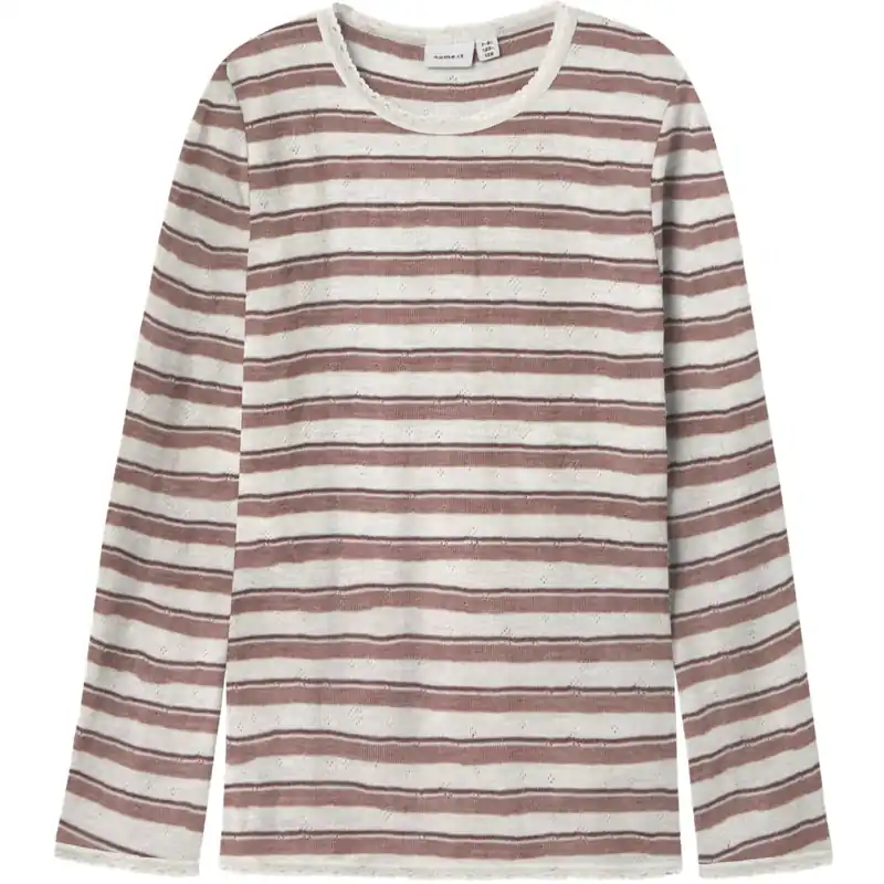 Köp nu Name It Antler Snow White Nkfwang Ull Needle Ls Topp