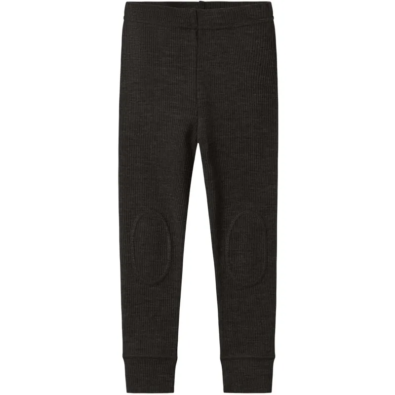 Extra rabatt Name It Black Nmnwax Ull Rib Leggings Noos