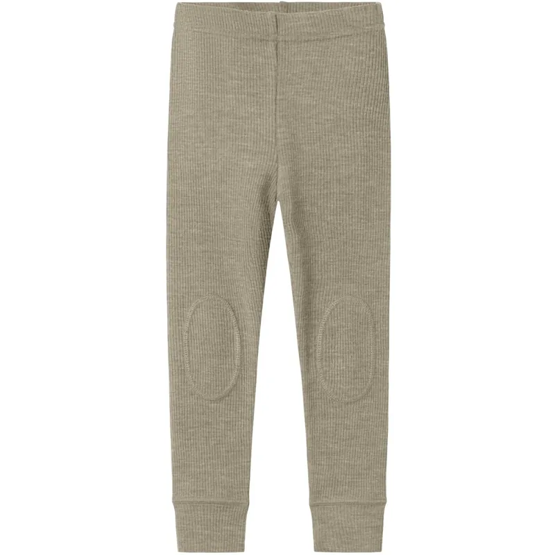 Billigare Name It Dried Sage Nmnwax Ull Rib Leggings Noos