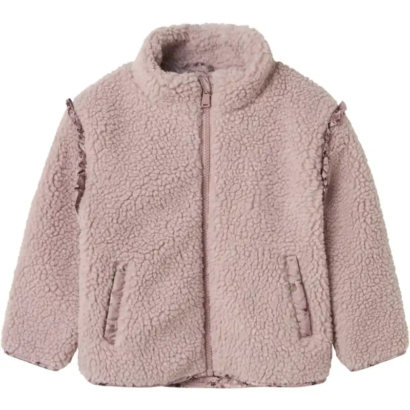 Nyhet Name It Violet Ice Nmfminna Teddy Jacka Aop
