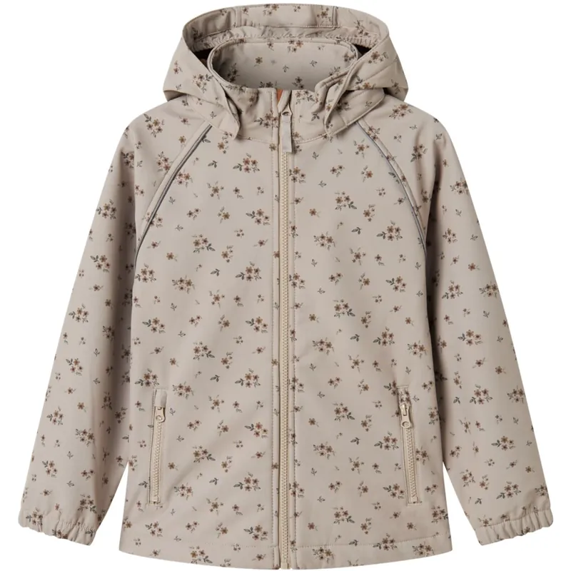 Name It Pure Cashmere Bouquet Nkfalfa08 Softshell Jacka Aop Fo Snabb frakt
