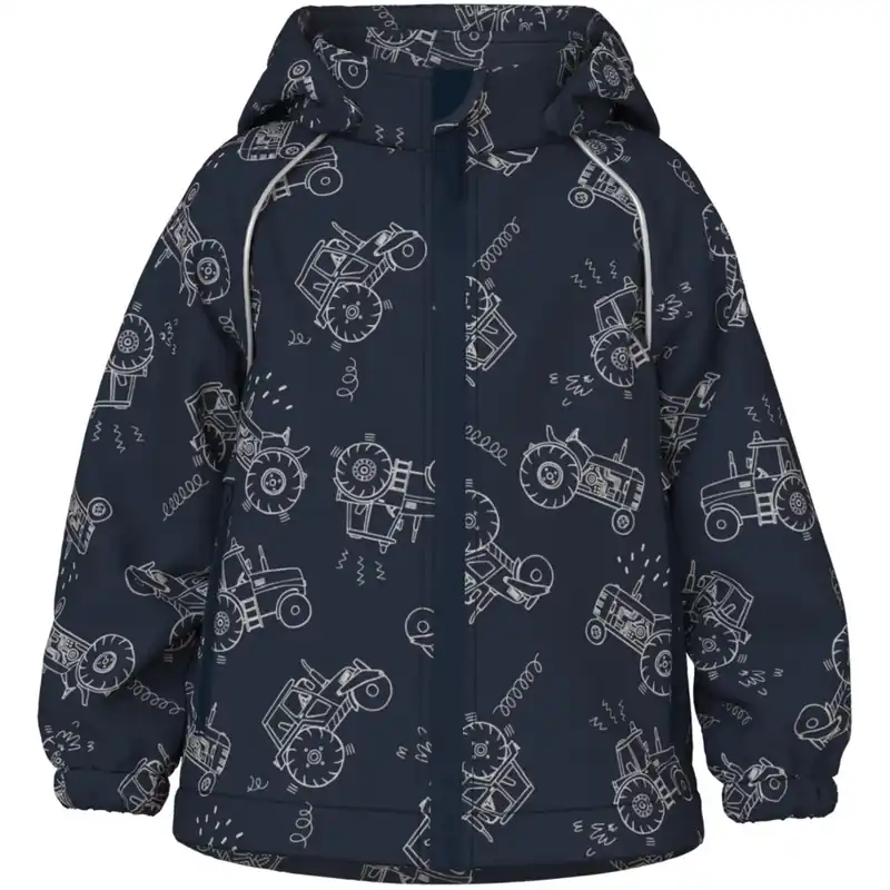 Köp online Name It Dark Sapphire Nmmalfa08 Softshell Jacka Ref Aop Fo