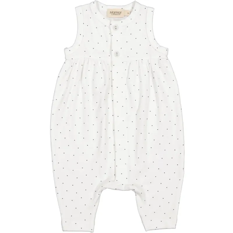 MarMar Modal Smooth Print Blue Dot Ruberto Romper Endast idag