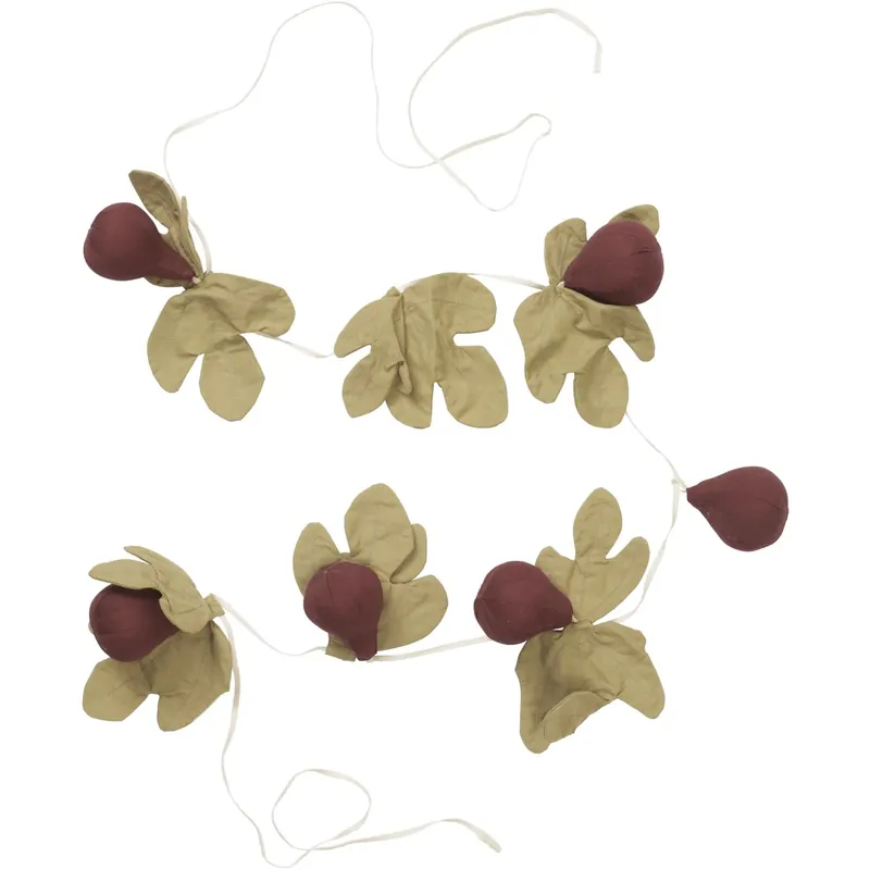 Ferm Living Mauve/Green Figs Krans Outlet