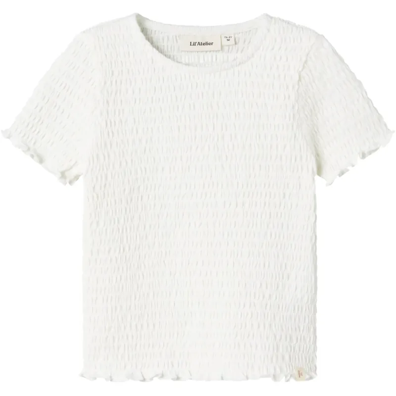 Kundfavorit Lil‘Atelier Coconut Milk Nmfjacoba Ss Kort Slim Topp Lil