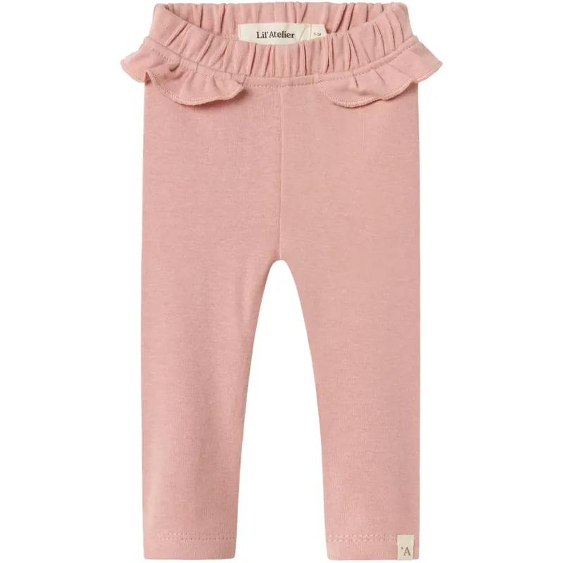Lil‘Atelier Misty Rose Nbflalo Tip Slim Leggings Lil prisnedsättning
