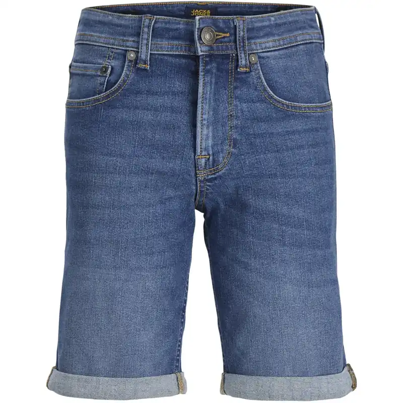 Jack & Jones Junior Blue Denim Jwhrick Jjoriginal Shorts Sq 327 Jnr Nyhet