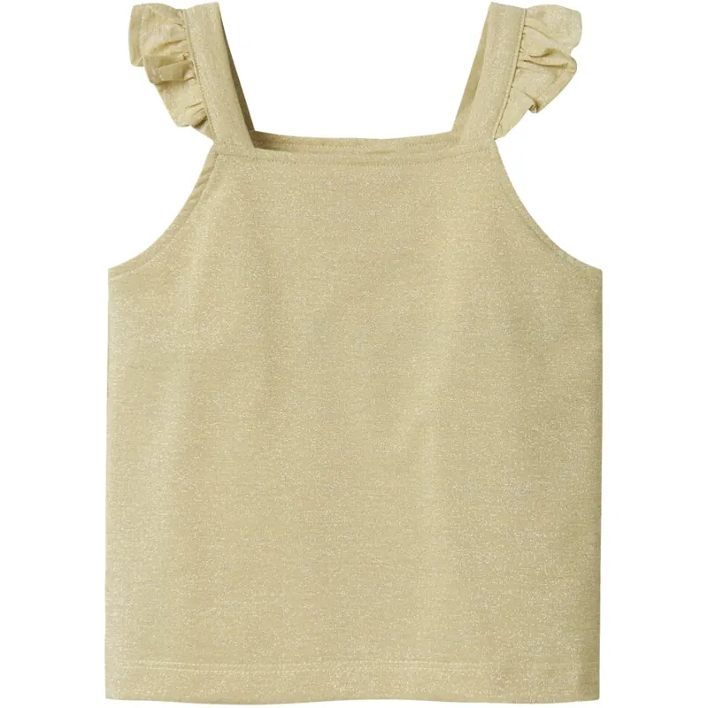 Name It Golden Haze Nmfjijia Slim Kort Rem Topp Pb Sänkt pris