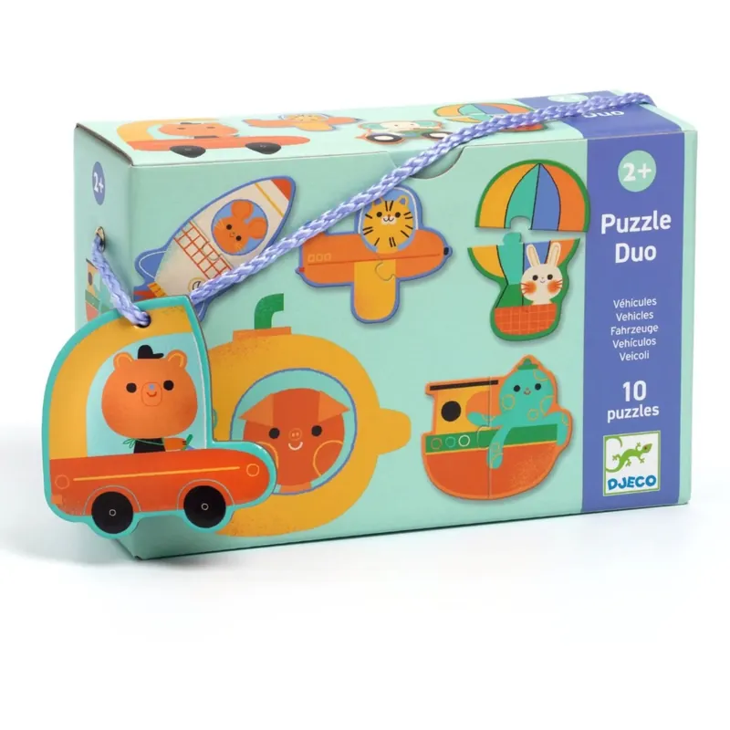 Djeco Puzzle Duo, Transport Expressleverans