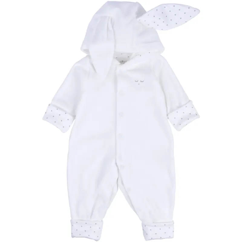 Reapris Livly White Plush Bunny Overall